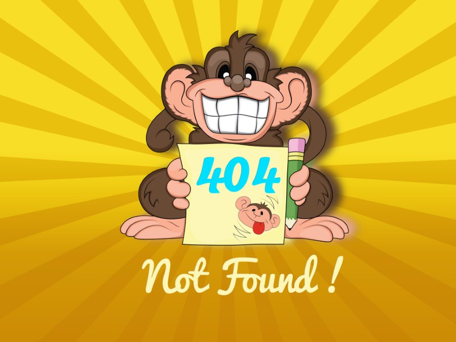 Error 404 page not found